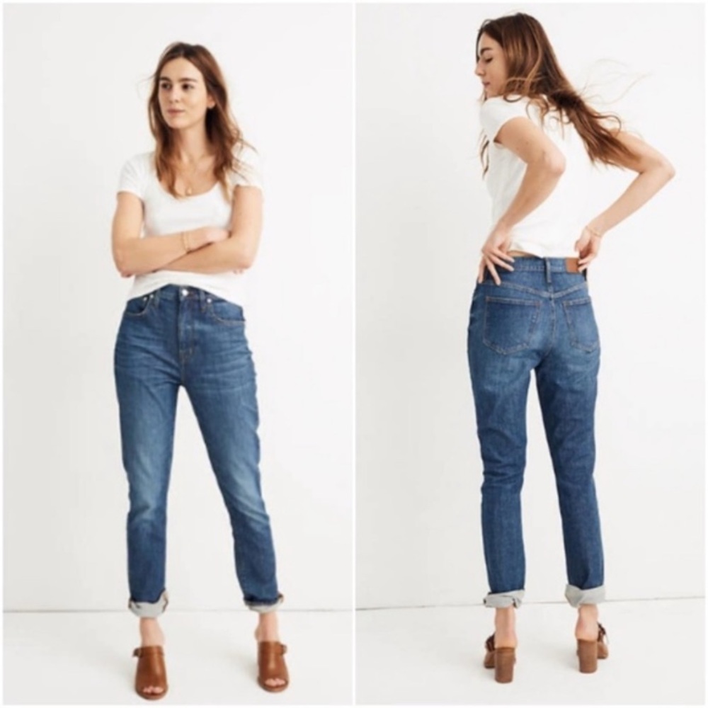 Madewell High Rise Slim Boyjean Eco Edition